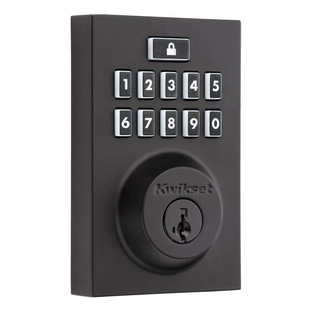 Z-Wave SmartCode 914 Contemporary Single Cylinder Satin Nickel Electronic Deadbolt Featuring SmartKey Security - Super Arbor