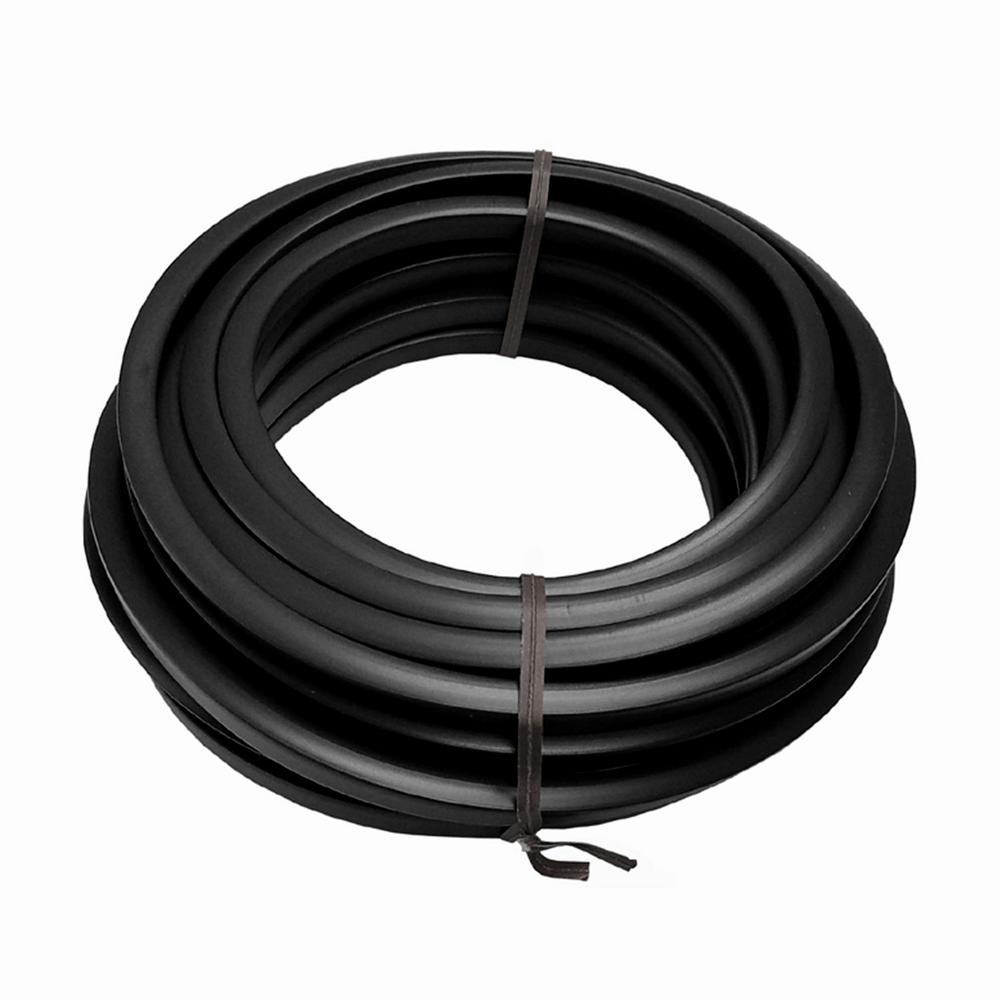 COL-MET 25 ft. Black Vinyl Trim Cap Edging - Super Arbor