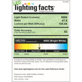 48-Watt 4 ft. White Integrated LED MV 5000 Lumen Surface Mount Strip Light - Super Arbor