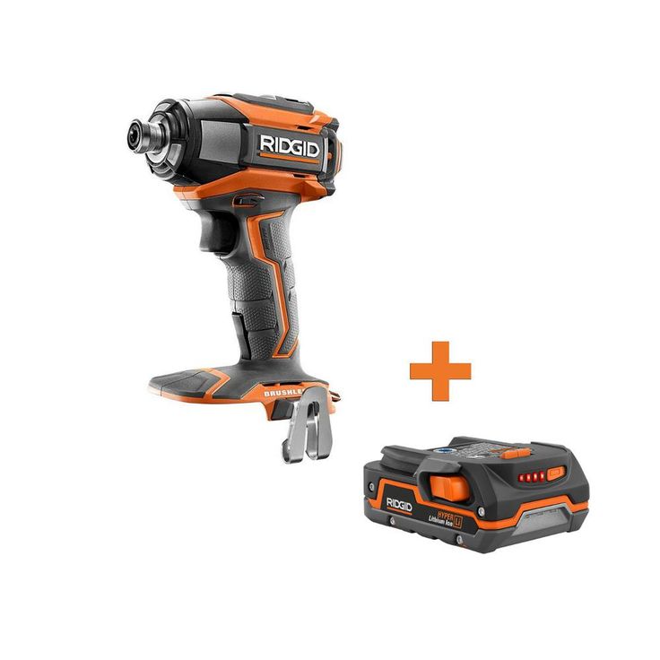 18-Volt Lithium-Ion Cordless Brushless 1/4 in. 3-Speed Impact Driver with Belt Clip with 1.5 Ah Lithium-Ion Battery