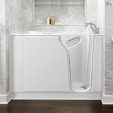 Gelcoat Value Series 52 in. Right Hand Walk-In Whirlpool Bathtub in White - Super Arbor