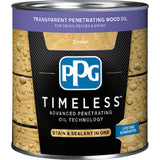 PPG TIMELESS 3 gal. TPO-2 Cedar Transparent Penetrating Wood Oil Exterior Stain Low VOC - Super Arbor
