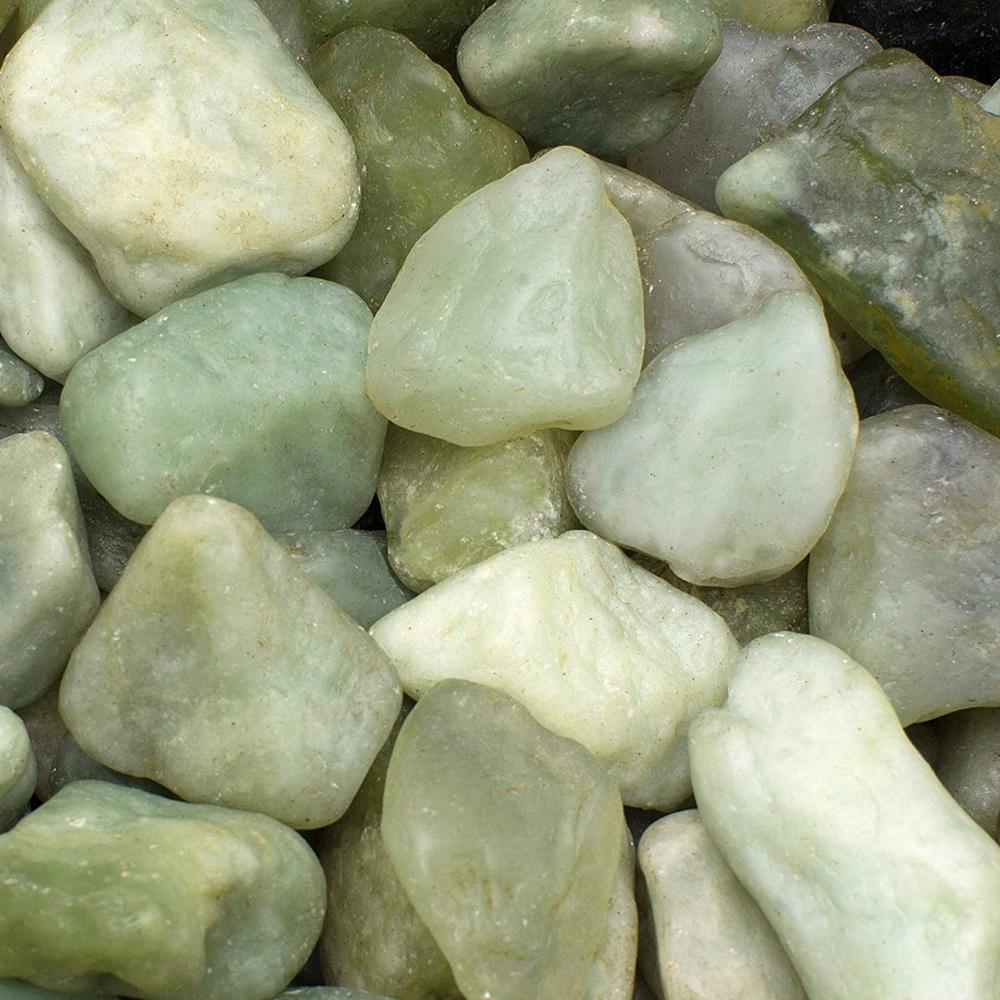 Rain Forest 1 in. to 2 in. 20 lb. Medium Jade Pebbles