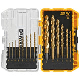 DEWALT 14-Piece Assorted Titanium Twist Drill Bit Set