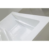 Amelia 69 in. Reversible Drain Freestanding Bathtub in Glossy White - Super Arbor
