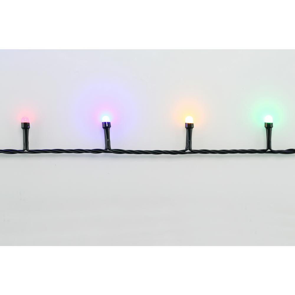 200 Light 8 mm Mini Globe Multi Color LED Lights with Wireless Smart Control - Super Arbor