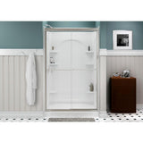 Ensemble 48 in. x 34 in. Single Threshold Shower Floor in White - Super Arbor