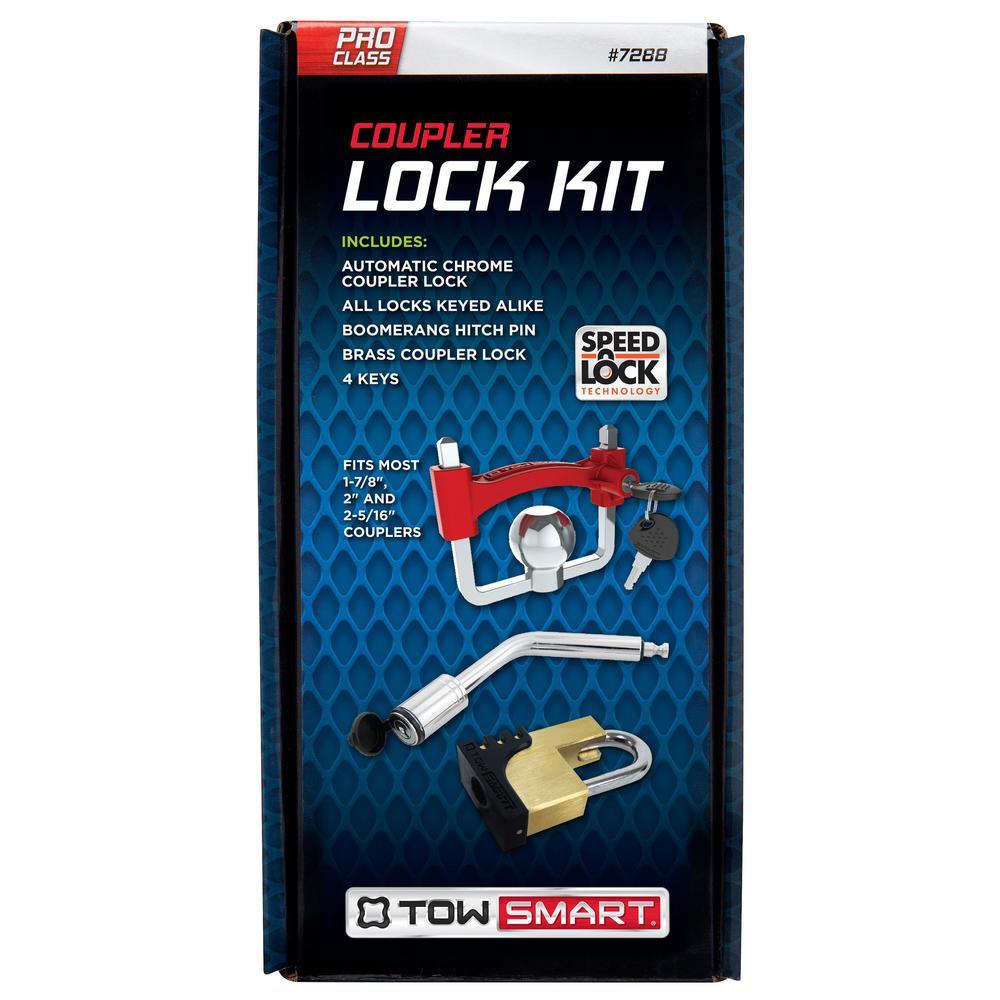 TowSmart Coupler Anti-Theft Lock Kit - Super Arbor