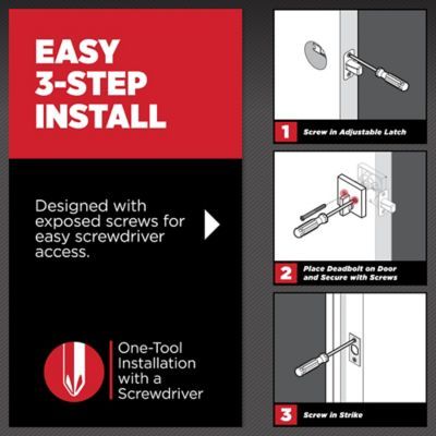 Kwikset Tustin Satin Nickel Smartkey Single-Cylinder Deadbolt Universal Keyed Entry Door Handle Combo Pack (1 Handle and 1 Deadbolt)