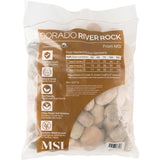 MSI Dorado Beach 0.5 cu. ft. 3 cm to 5 cm  River Rock. 40 lbs. Bag (21 cu. Ft. / 42 Bags / Pallet)