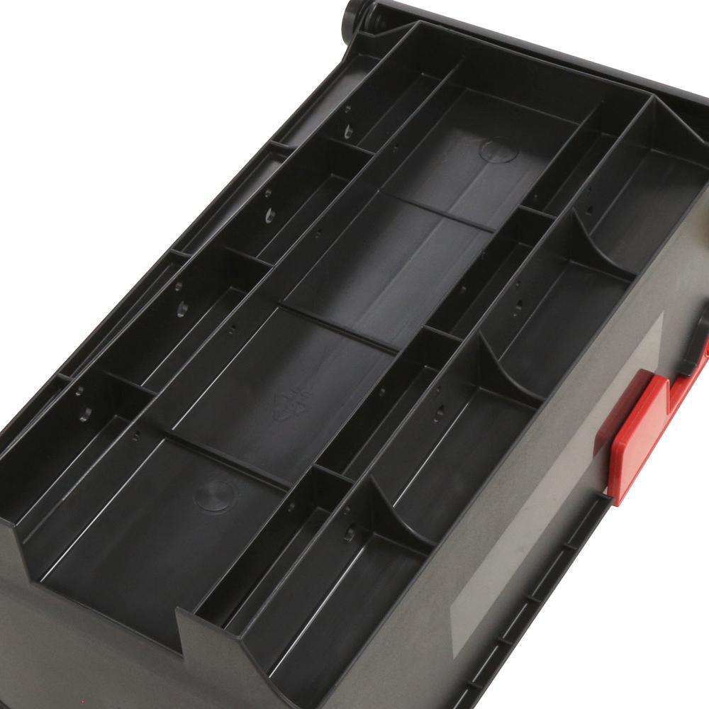 Patriot Large, Plastic, Post-Mount Mailbox, Black - Super Arbor