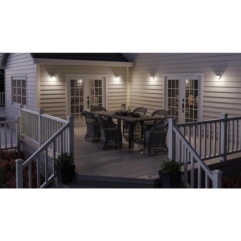 120-Degree White Motion Activated Sensor Outdoor Solar Powered Wedge Security Light - Super Arbor