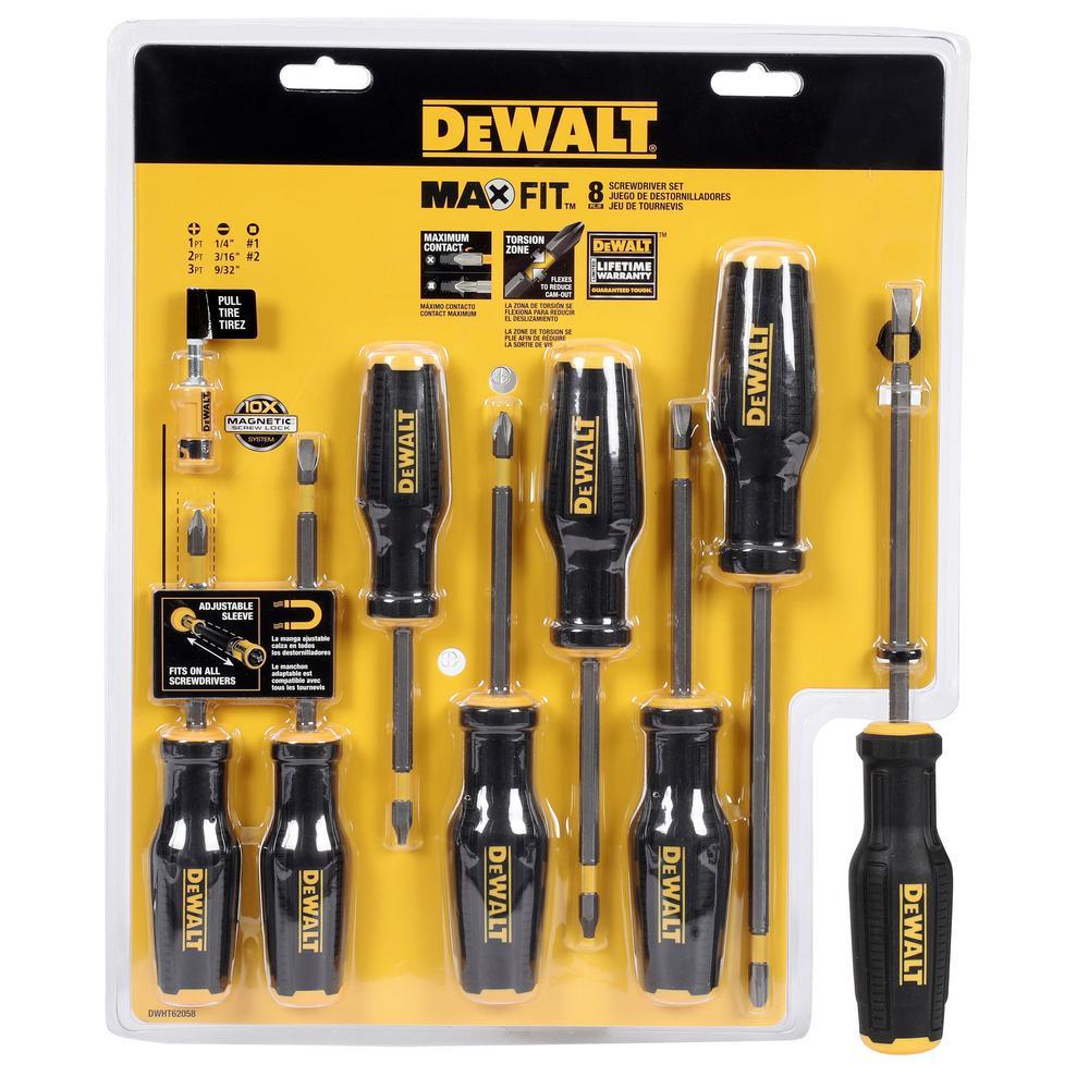 Combination MAXFIT Screwdriver Set (8-Piece) - Super Arbor
