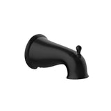Oakmont 2-Handle 1-Spray Tub and Shower Faucet in Matte Black (Valve Included) - Super Arbor
