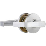 Commercial 2-3/4 in. Satin Chrome Heavy Duty Passage Hall/Closet Door Lever - Super Arbor