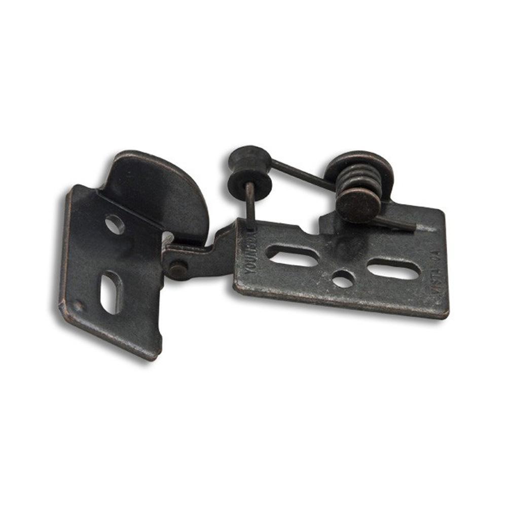 Chrome #6 x 1/2 in. Overlay Non-Wrap Self-Closing Hinge - Super Arbor