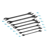 Metric Super-Thin Open End Wrench Set (7-Piece) - Super Arbor