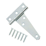 Everbilt 3 in. x 2-1/4 in. Zinc-Plated Gate Tee Hinge (2-Pack)