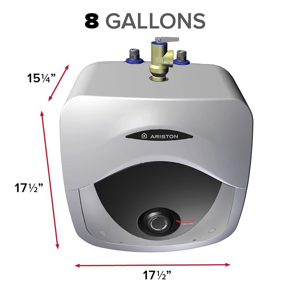Andris 8 Gal. 6 Year 120-Volt Point of Use Mini-Tank Electric Water Heater - Super Arbor