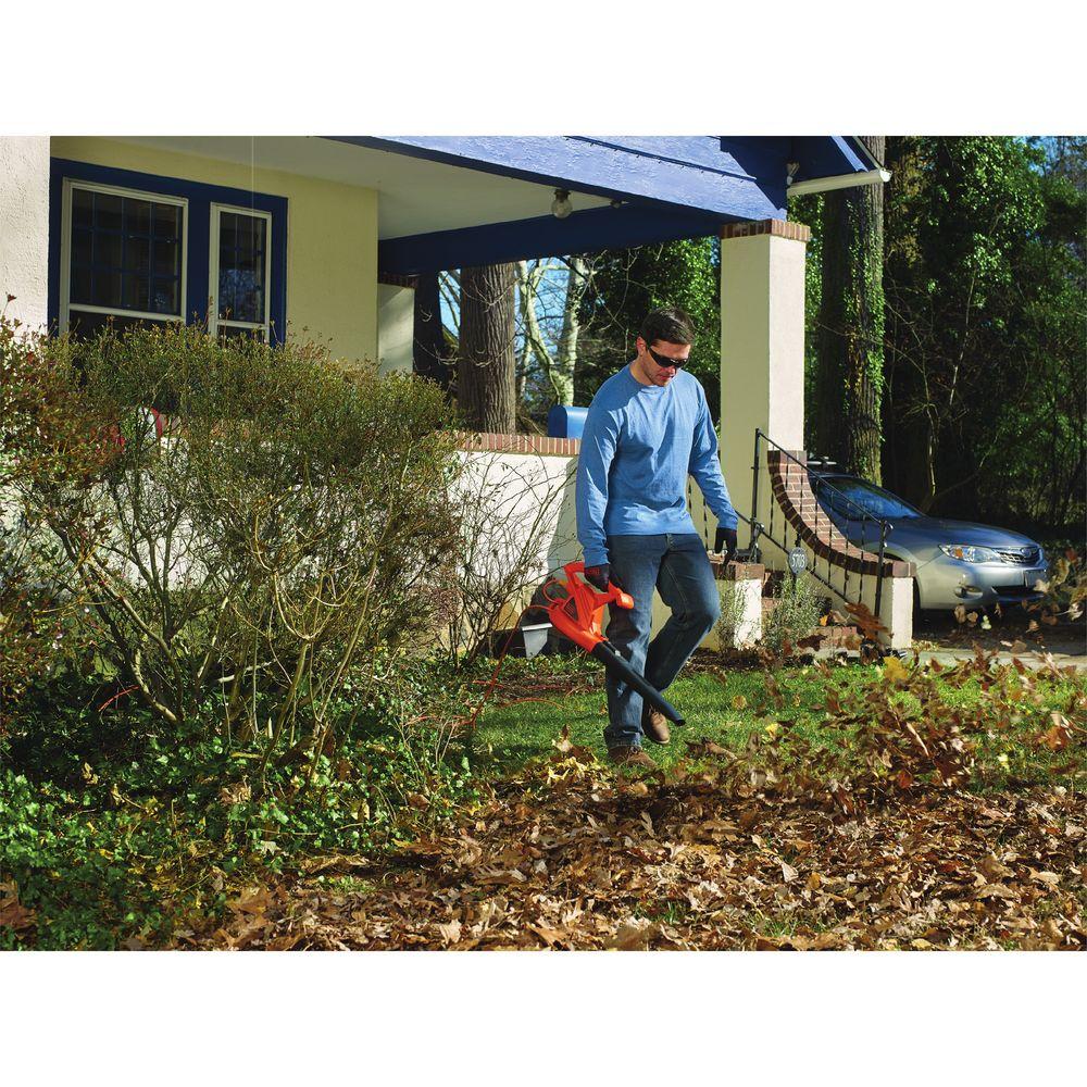 BLACK+DECKER 180 MPH 220 CFM 7-Amp Corded Electric Handheld Leaf Blower - Super Arbor