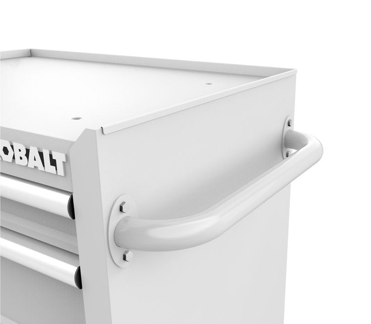 Kobalt 26.7-in W x 33-in H 4-Drawer Steel Rolling Tool Cabinet (White)