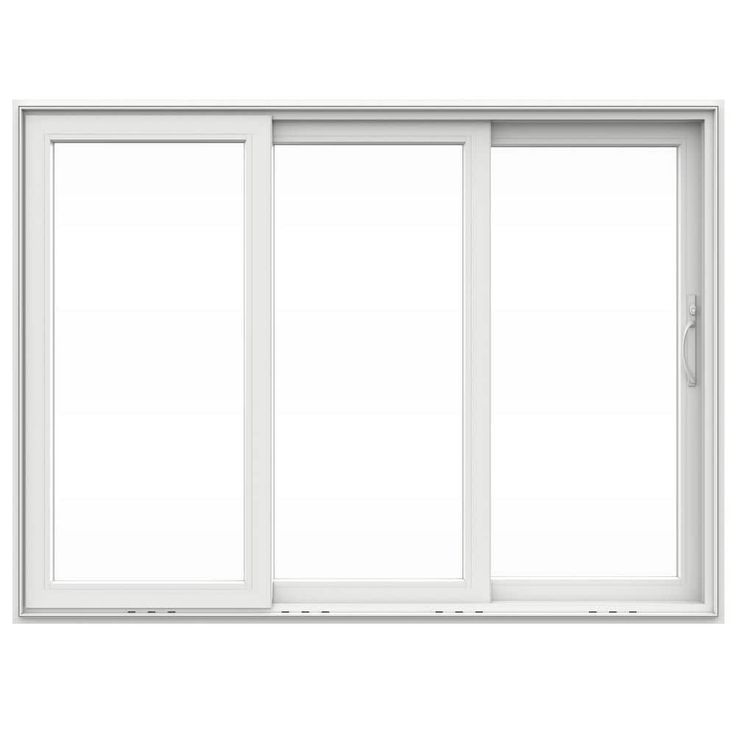 V4500 Multi-Slide 105 in. x 80 in. Right-Hand Low-E White Vinyl 3-Panel Prehung Patio Door