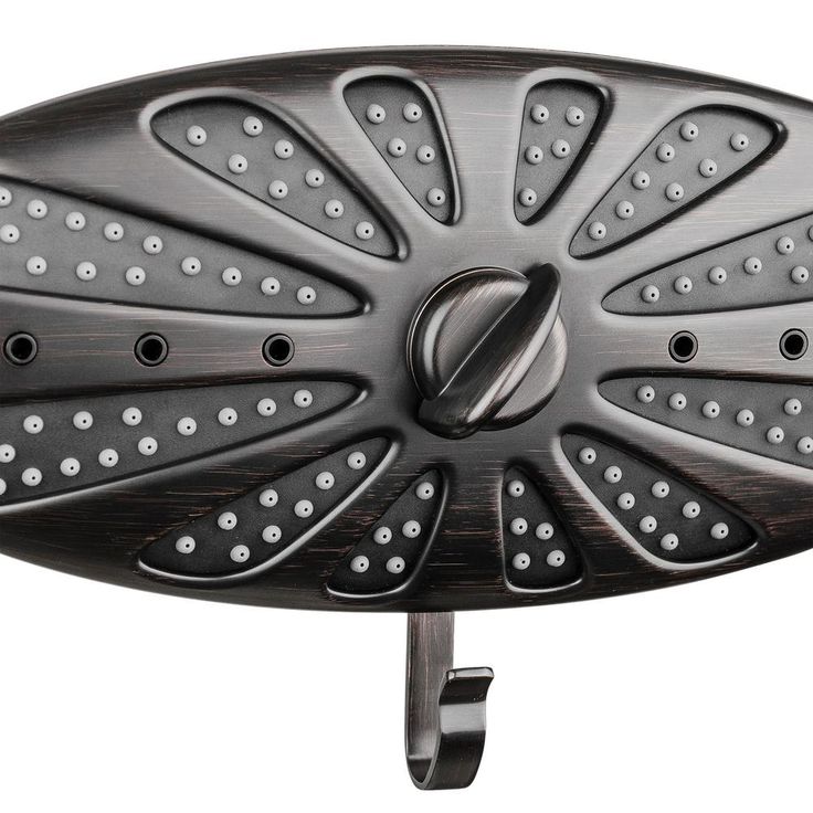 4-Spray 11 in. Oval Dual Showerhead and Handheld Showerhead in Oil-Rubbed Bronze
