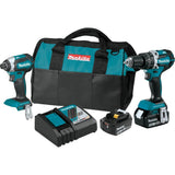 18-Volt LXT Brushless 2-Piece Combo Kit 5.0 Ah with bonus 18-Volt LXT High Capacity Battery Pack 5.0 Ah with Fuel Gauge - Super Arbor