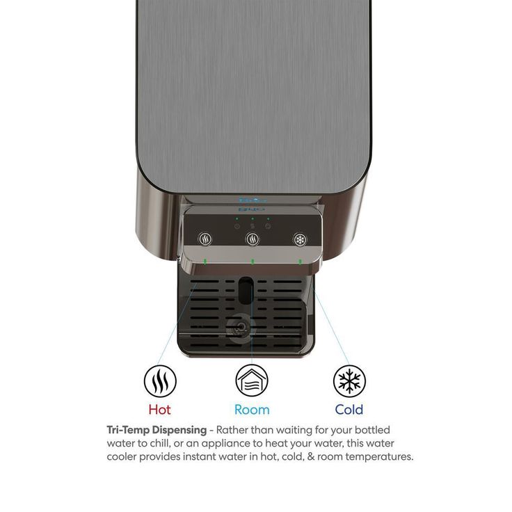 Tri-Temp 2-Stage Countertop Point of Use Water Cooler with UV Self-Cleaning