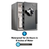 SFW205DPB 2.0 cu. ft. Fireproof Safe and Waterproof Safe with Dial Combination - Super Arbor
