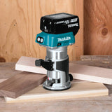 18-Volt LXT Lithium-Ion Brushless Cordless Compact Router Fixed Base Starter Kit (5.0 Ah) - Super Arbor