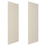 36 in. x 98 in. 2-Piece Glue-Up Alcove Side Shower and Bath Wall Set in Dove White - Super Arbor