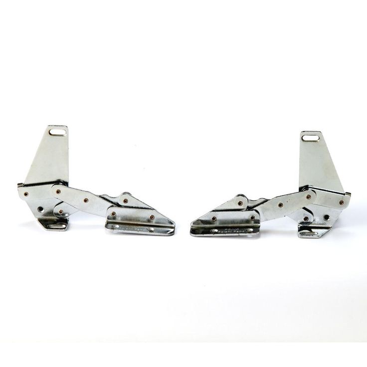 1.25 x 3.75 90 Degree Extend Tip Out Hidden Hinge in Chrome (1 Pair)