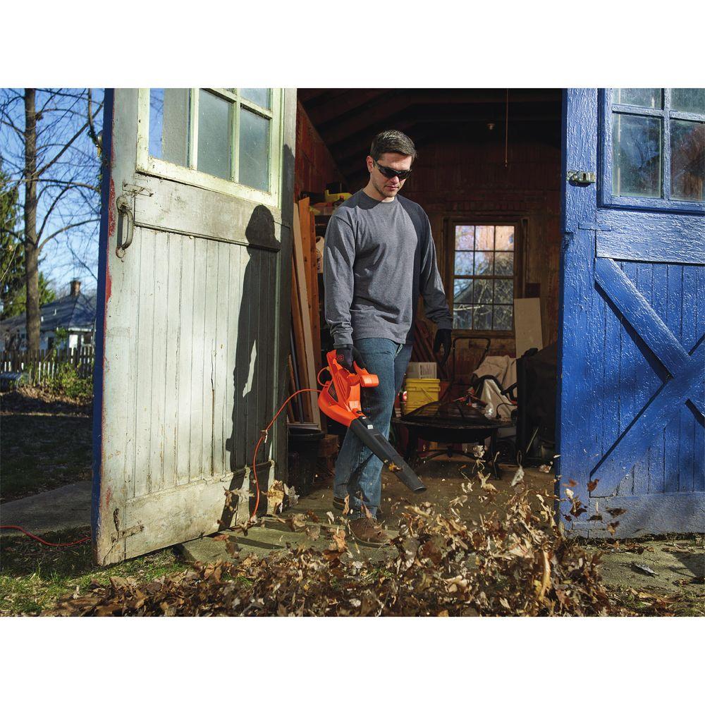BLACK+DECKER 180 MPH 220 CFM 7-Amp Corded Electric Handheld Leaf Blower - Super Arbor