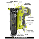 18-Volt ONE+ Lithium-Ion Cordless AirStrike 18-Gauge Brad Nailer and 16-Gauge Straight Nailer 2-Tool Combo Kit - Super Arbor