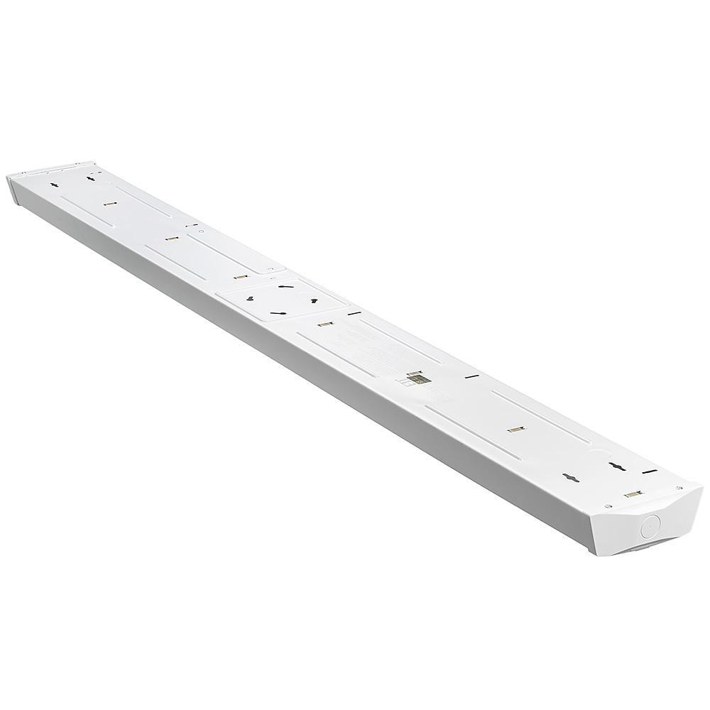 4 ft. 3600 Lumens Integrated LED White Wraparound Ceiling Light Flush Mount Multi-Volt Bright White 4000K (6-Pack) - Super Arbor
