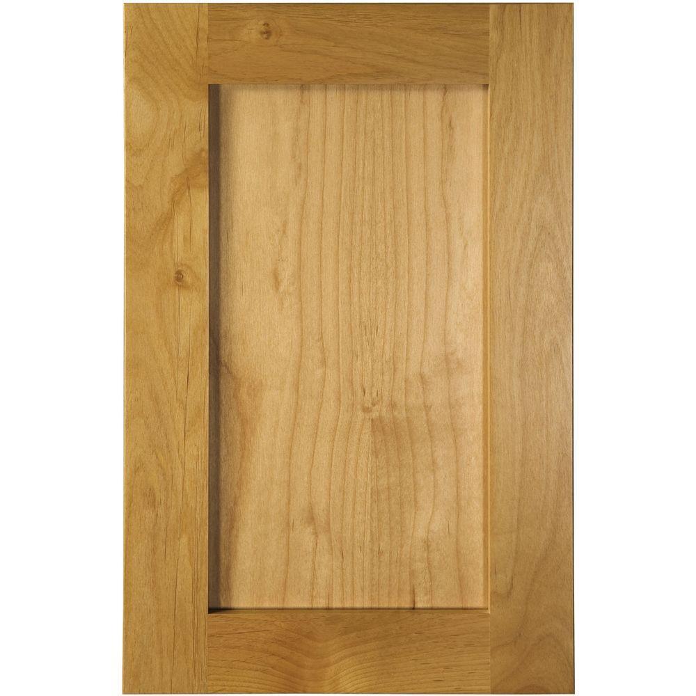 Shaker 30 in. W x 21 in. D x 34.5 in. H Vanity with Left Drawers Cabinet Only in Natural Alder - Super Arbor