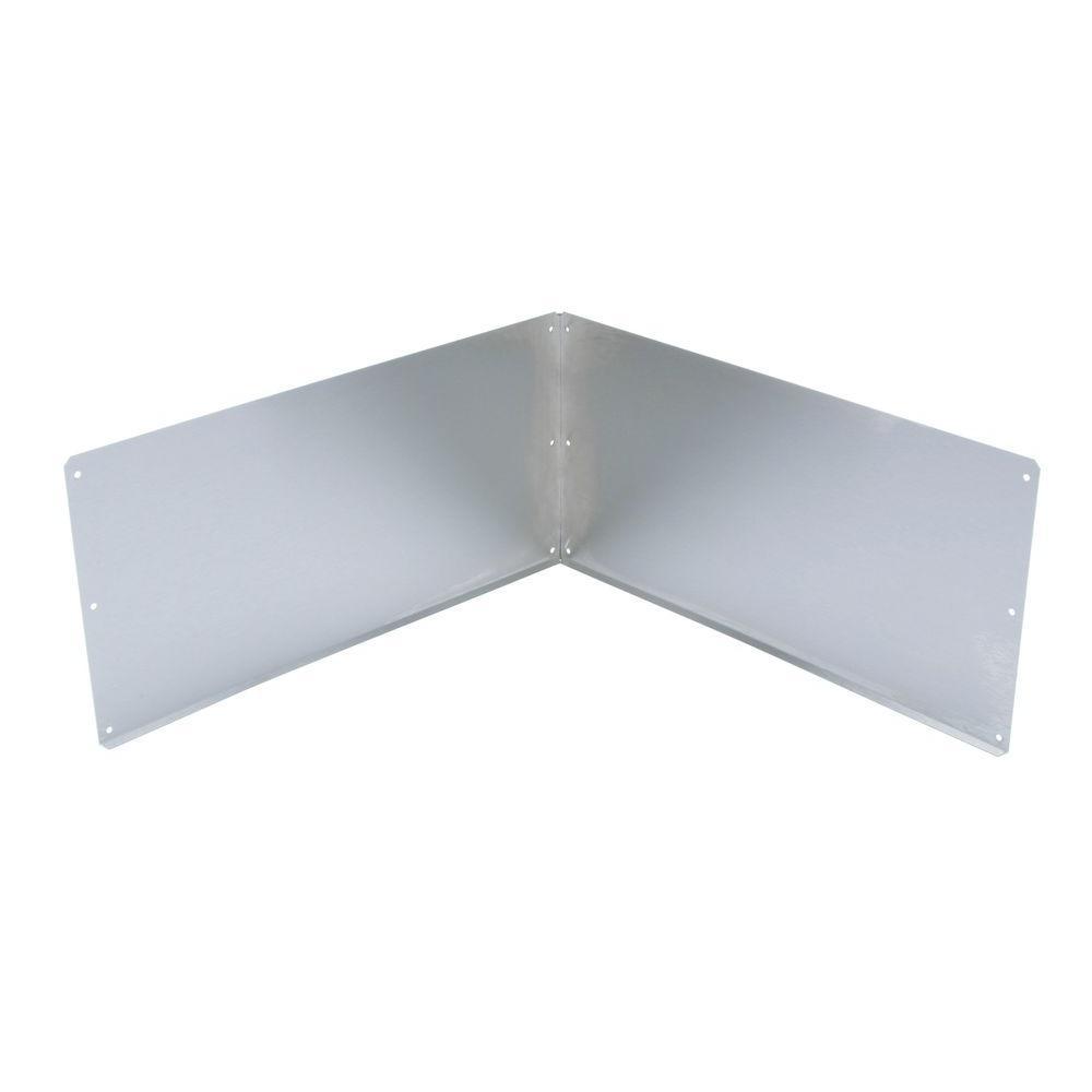 12 in. x 24 in. Duraguard SS Wall Guards for Mop Basin - Super Arbor