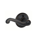 Flair Bright Brass Left Handed Dummy Door Lever - Super Arbor