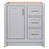 Kinghurst 30 in. W x 21 in. D x 33.5 in. H Bathroom Vanity Cabinet Only in White - Super Arbor