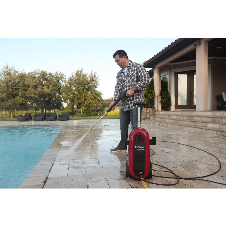 POWER 2200 PSI 1.76 GPM Red Electric Pressure Washer