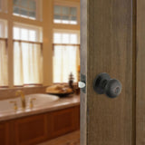 Round Aged Bronze Bed and Bath Door Knob - Super Arbor
