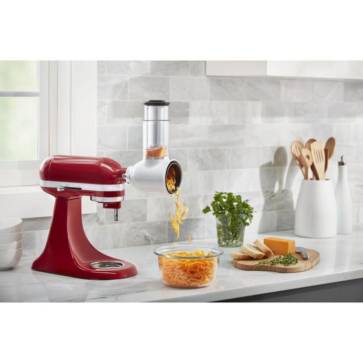 KitchenAid Stand Mixer Residential Plastic Slicer/Shredder Attachment