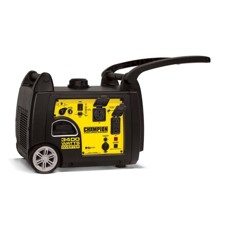CHAMPION POWER EQUIPMENT 3400-Watt Gasoline Powered Recoil Start Portable Inverter Generator with 192 cc Engine