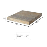 16 in. x 16 in. x 1.75 in. Yukon Square Concrete Step Stone - Super Arbor