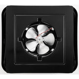 537 CFM Black Plastic Solar Powered Attic Fan with Built-in Screen - Super Arbor