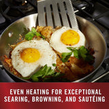 Premier 2.5 qt. Stainless Steel Sauce Pan with Glass Lid