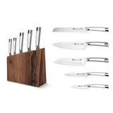 N1 Series 6-Piece German Steel Forged Knife Block Set