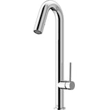 Oakhurst LED Light Pull-Down Single Handle Kitchen Faucet in Matte Black - Super Arbor