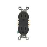 15 Amp Residential Grade Grounding Duplex Outlet, Ivory - Super Arbor